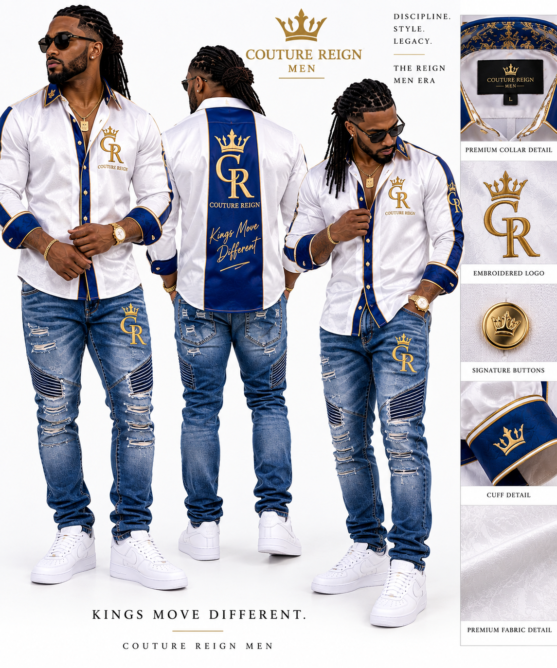 Reign Authority Button Up