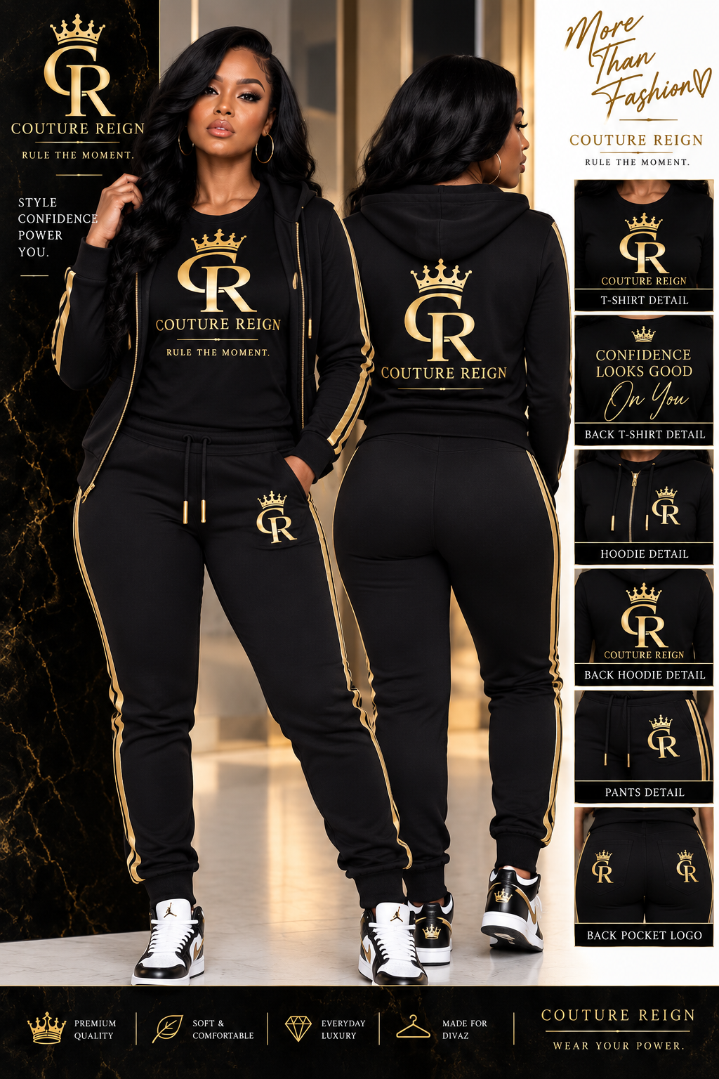 Reign Motion 3 Piece Tracksuit